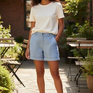 Banana Republic Sky Blue Women's Bermudas